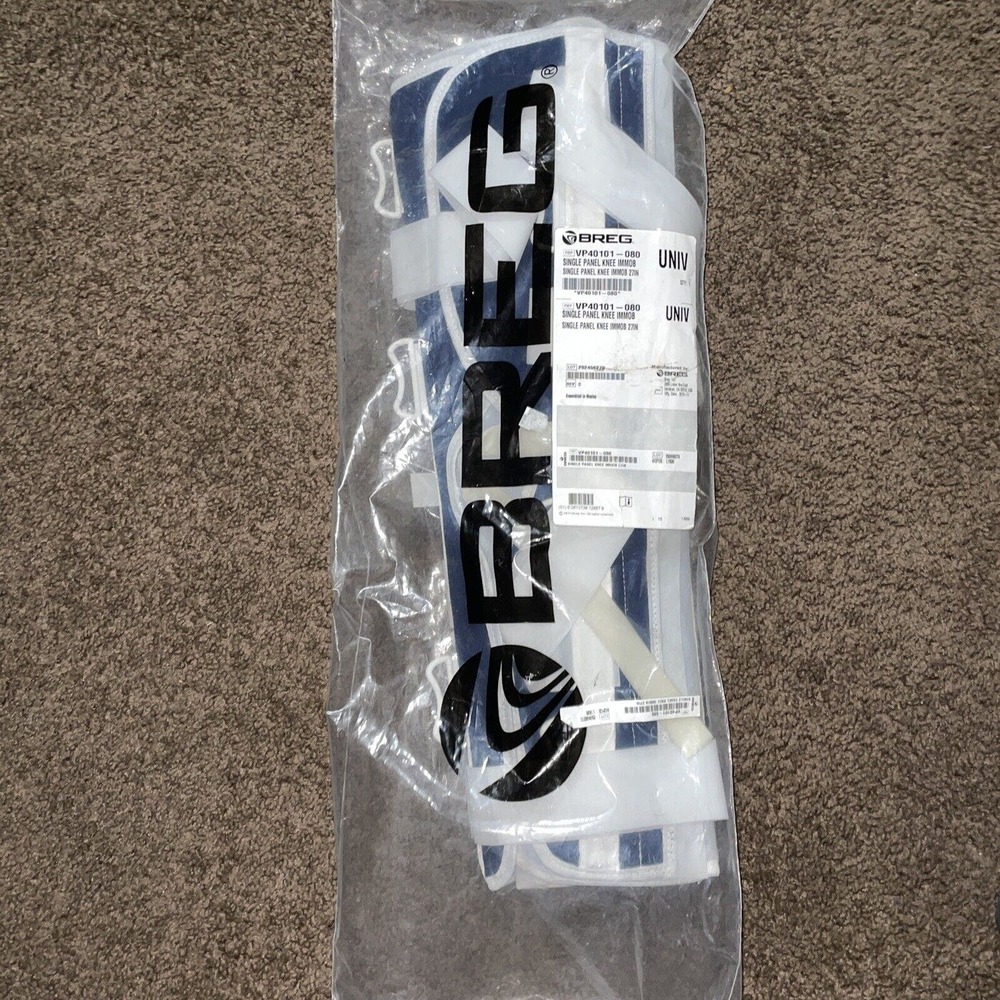 NEW Breg Single Panel Knee Immobilizer 20"‎ VP40101-050